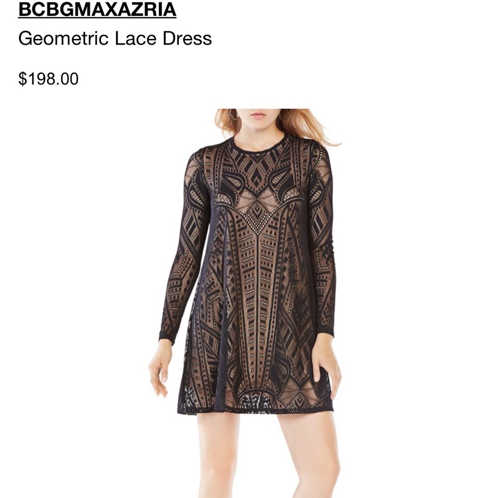 BCBGMAXAZRIA
Geometric Lace Dress