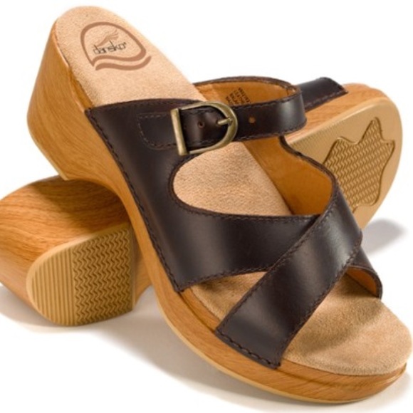 Dansko Shoes - Dansko wooden clog sandals - size 8.5