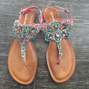 Gianni bini rhinestone Sandals