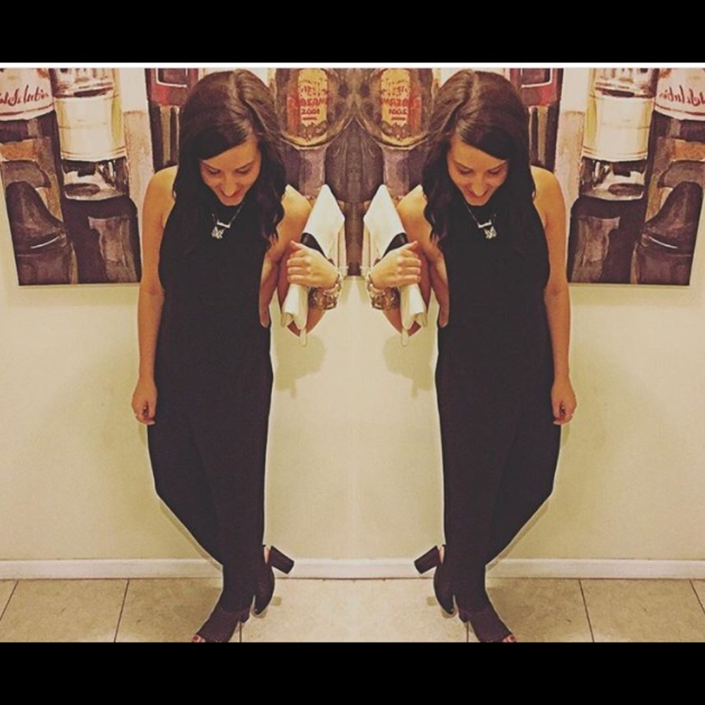 Black size cut out jumper