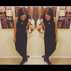 Black size cut out jumper