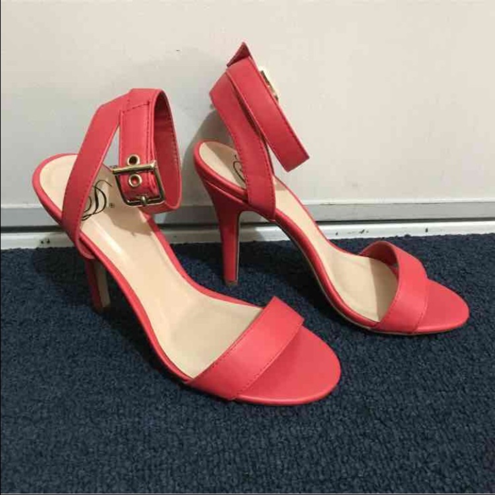 D ankle strap red Heels