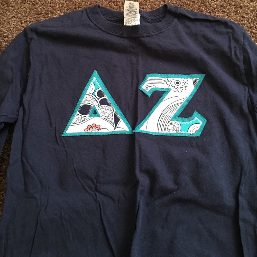 Brand new Delta Zeta letter long sleeve!