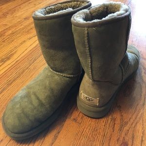 UGG Boots - Grey Suede Classic Short
