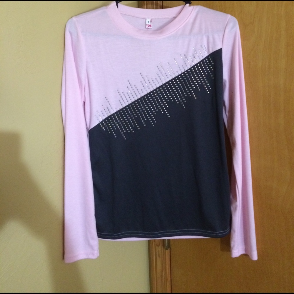 Pink and grey long sleeve