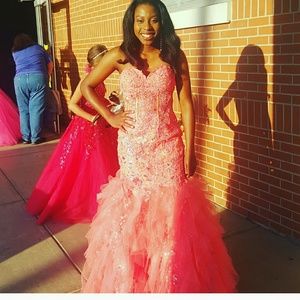 Mermaid prom dress