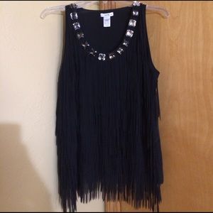 Fringe tank top