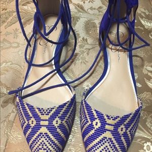 Jessica Simpson Laced Up Flats
