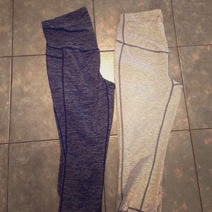 Maternity work out crop leggings bundle