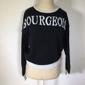 Forever 21 "bourgeois" sweater 😍