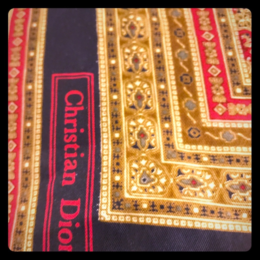 Christian Dior Silk Scarf