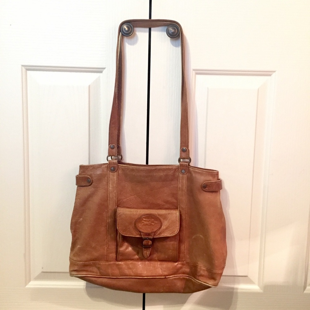 Vintage Leather Tote