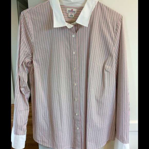 JCrew Haberdashery stripe button down - Picture 2 of 3
