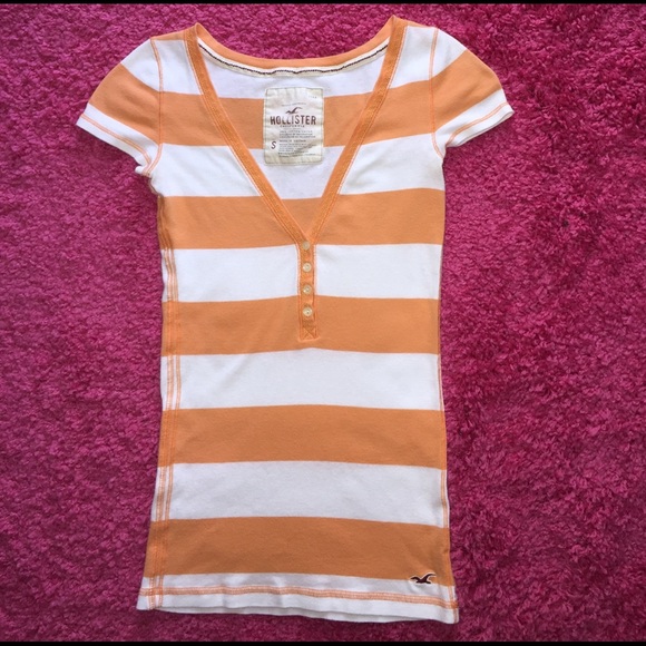 Hollister Tops - Hollister Button Up Vneck Top