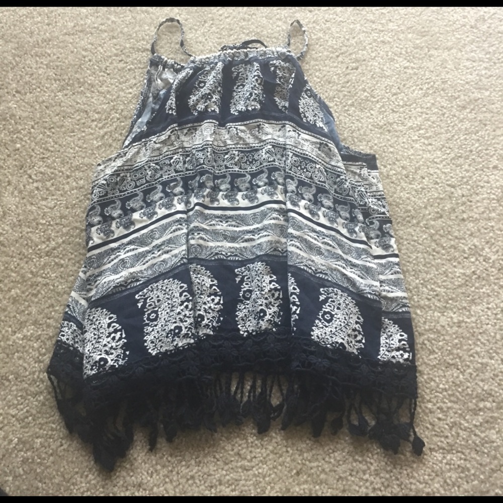 Printed Halter top