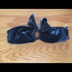 Roxy brand strapless bikini top