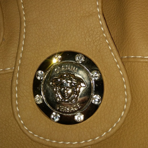 Caramel Pleather Handbag - Picture 4 of 4
