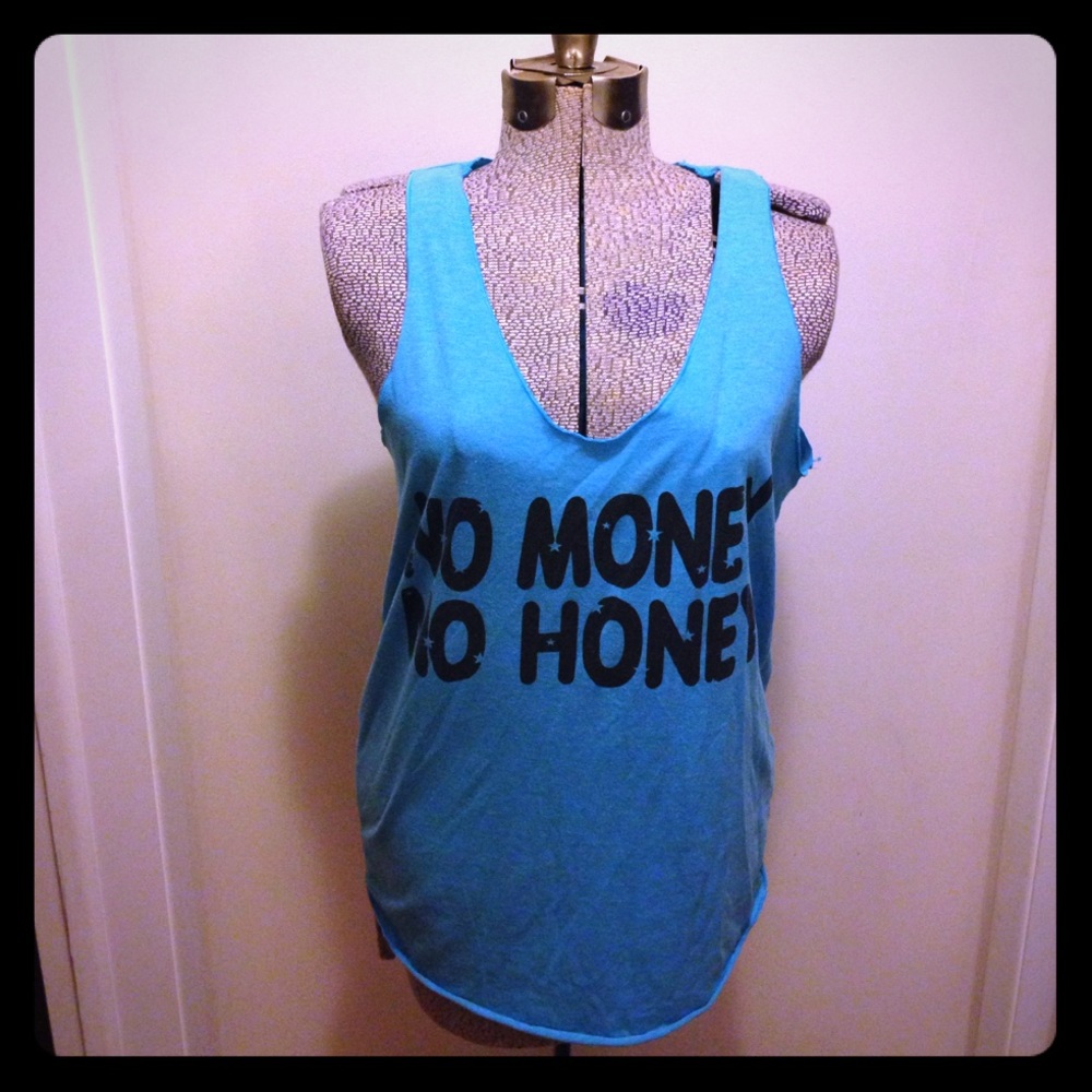 Size medium tank- No Money, No Honey. - Picture 1 of 7