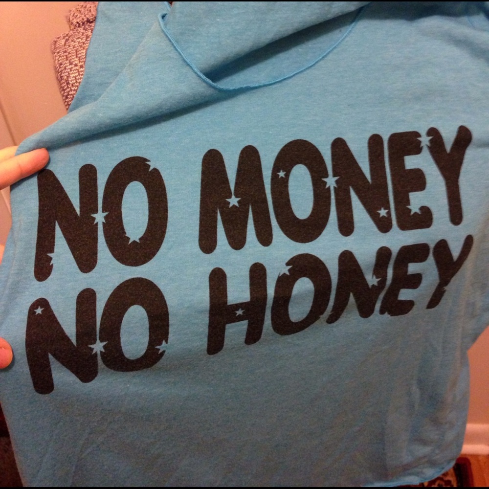 Size medium tank- No Money, No Honey. - Picture 7 of 7