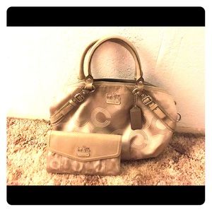 Coach handbag and wallet