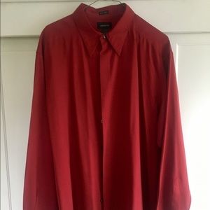 Men's silk dress shirt.