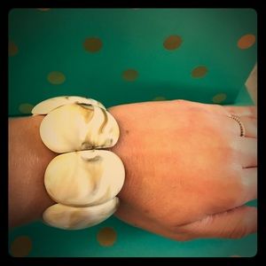 Stretchy marbled bracelet