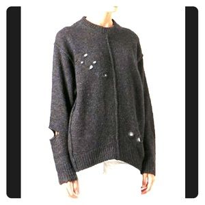 Isabel Marant Ètoile Rohan Distressed Sweater M