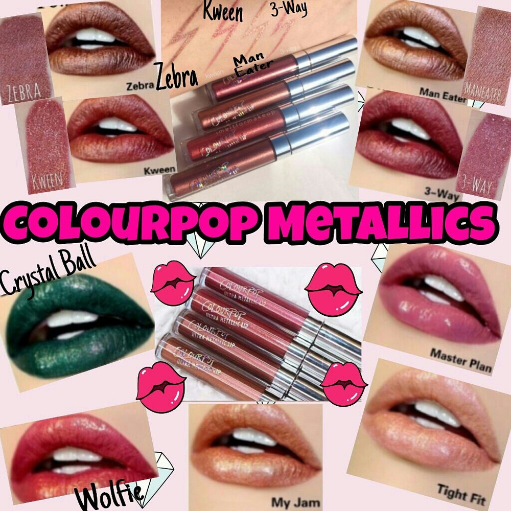 Colourpop Ultra Metallic Lippies