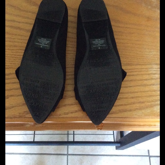 Women's black express flats - Picture 3 of 3