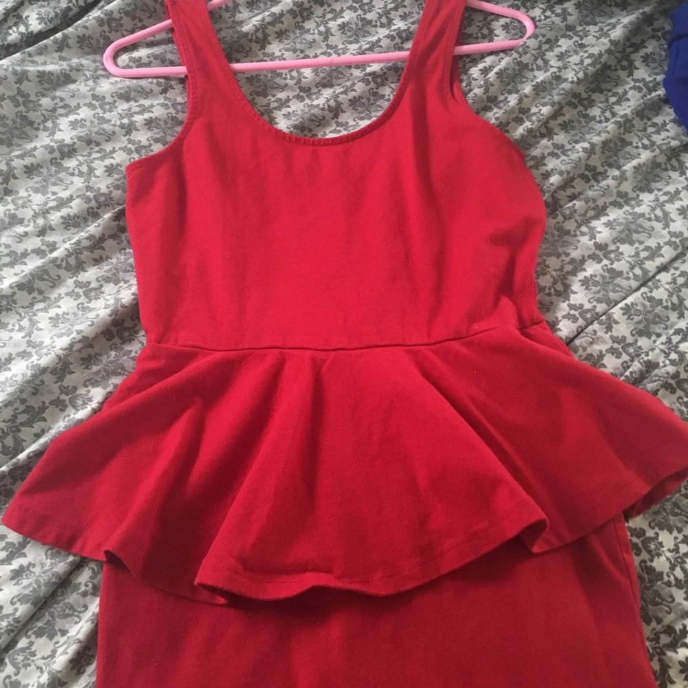 Red dress