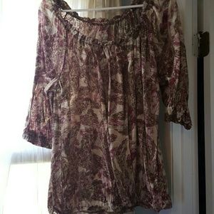 Light weight 3/4 sleeve top