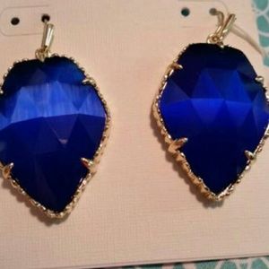 Kendra Scott Cobalt Corley Earrings