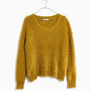 Madewell Popover Sweater in Mustard NWT