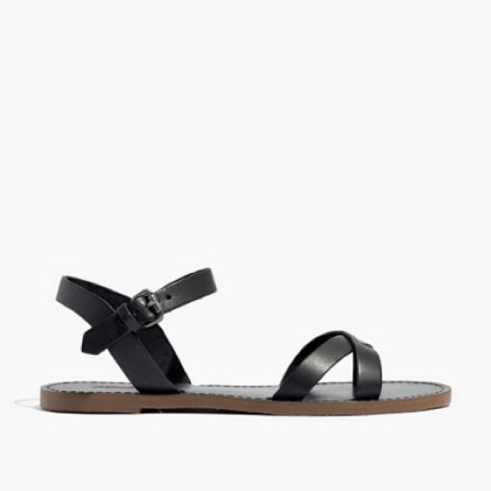 Madewell "boardwalk crisscross sandal" NWOT