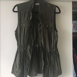 Lucky Brand olive vest