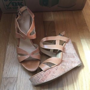 Nine West Platform Wedges size 9