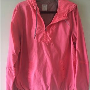 Hot pink athletic pullover