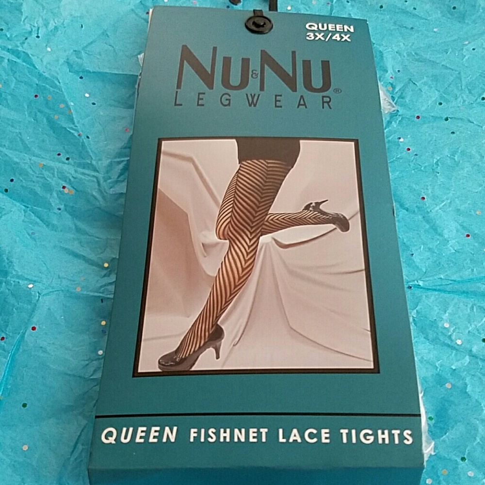 3X/4X Queen size fishnet tights panty hose Chervon