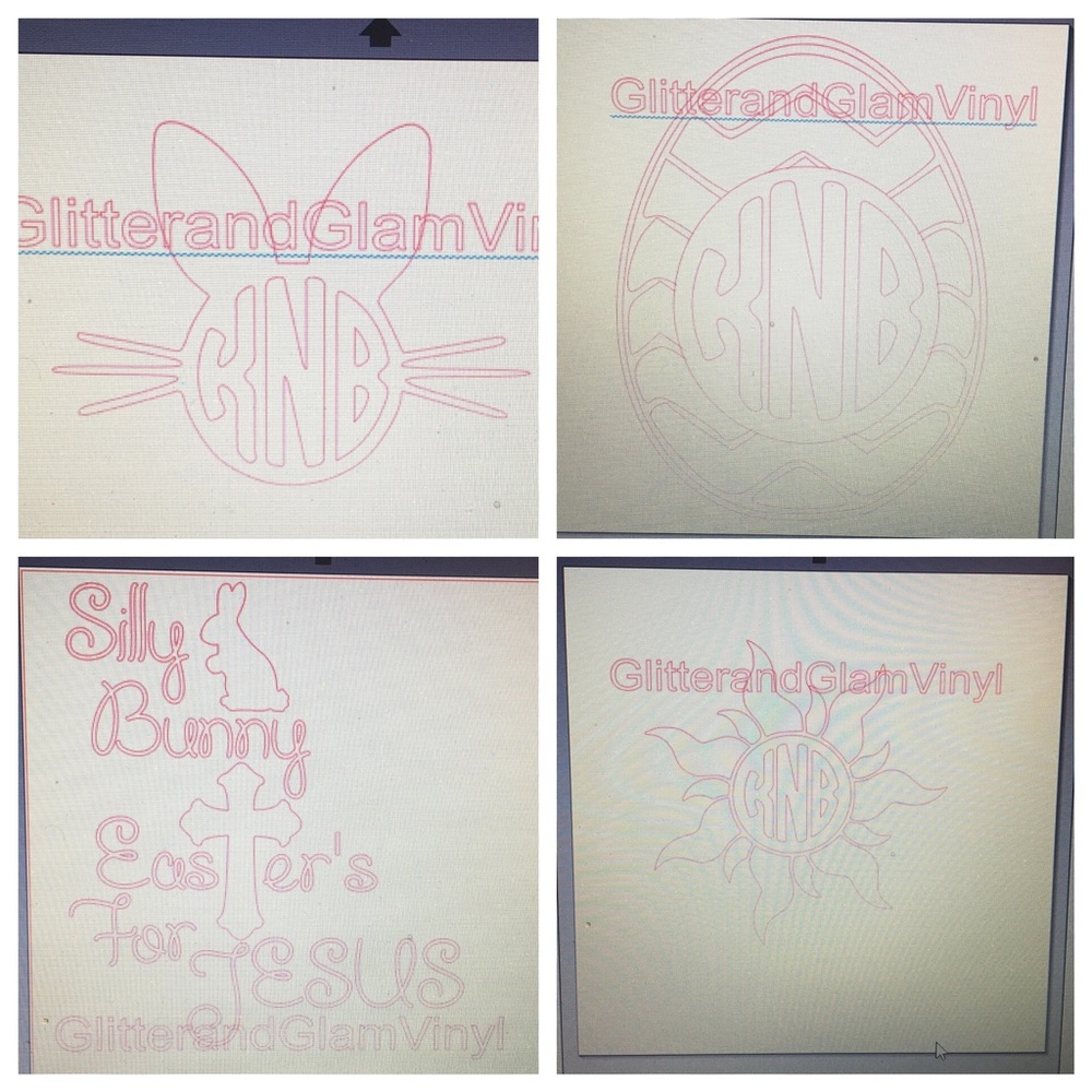 Easter monograms!