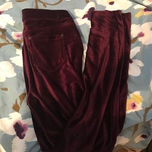 Velvet leggings