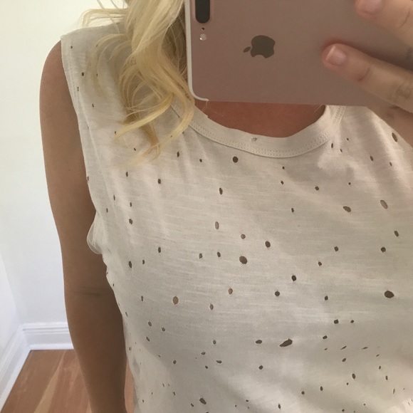 LAST - Antique white distressed top - Picture 4 of 4