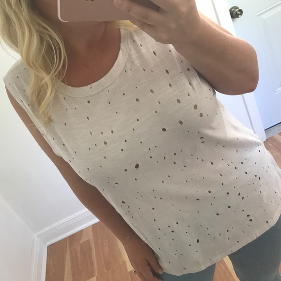 LAST - Antique white distressed top - Picture 2 of 4