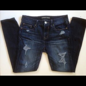Distressed #Express Denim