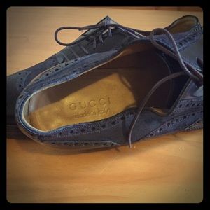 Men's GUCCI brogue lace up shoe