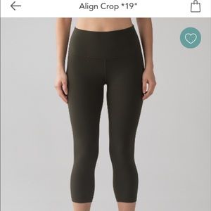 ❕Lululemon align crops❕
