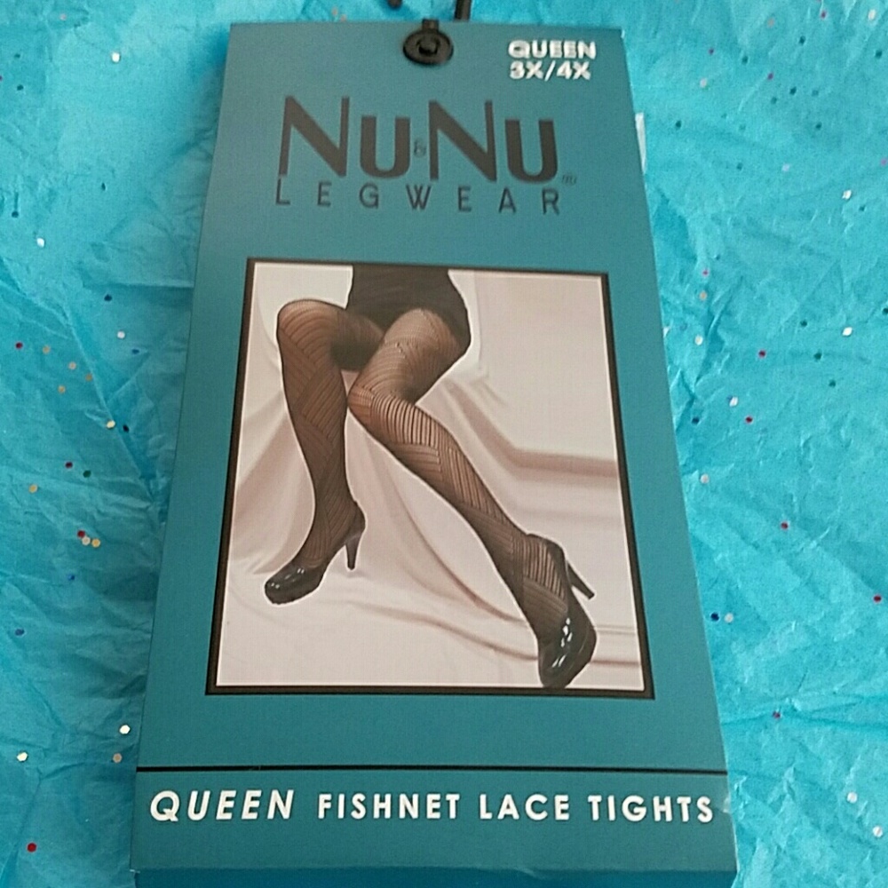 3X/4X Queen size fishnet tights panty hose Chervon