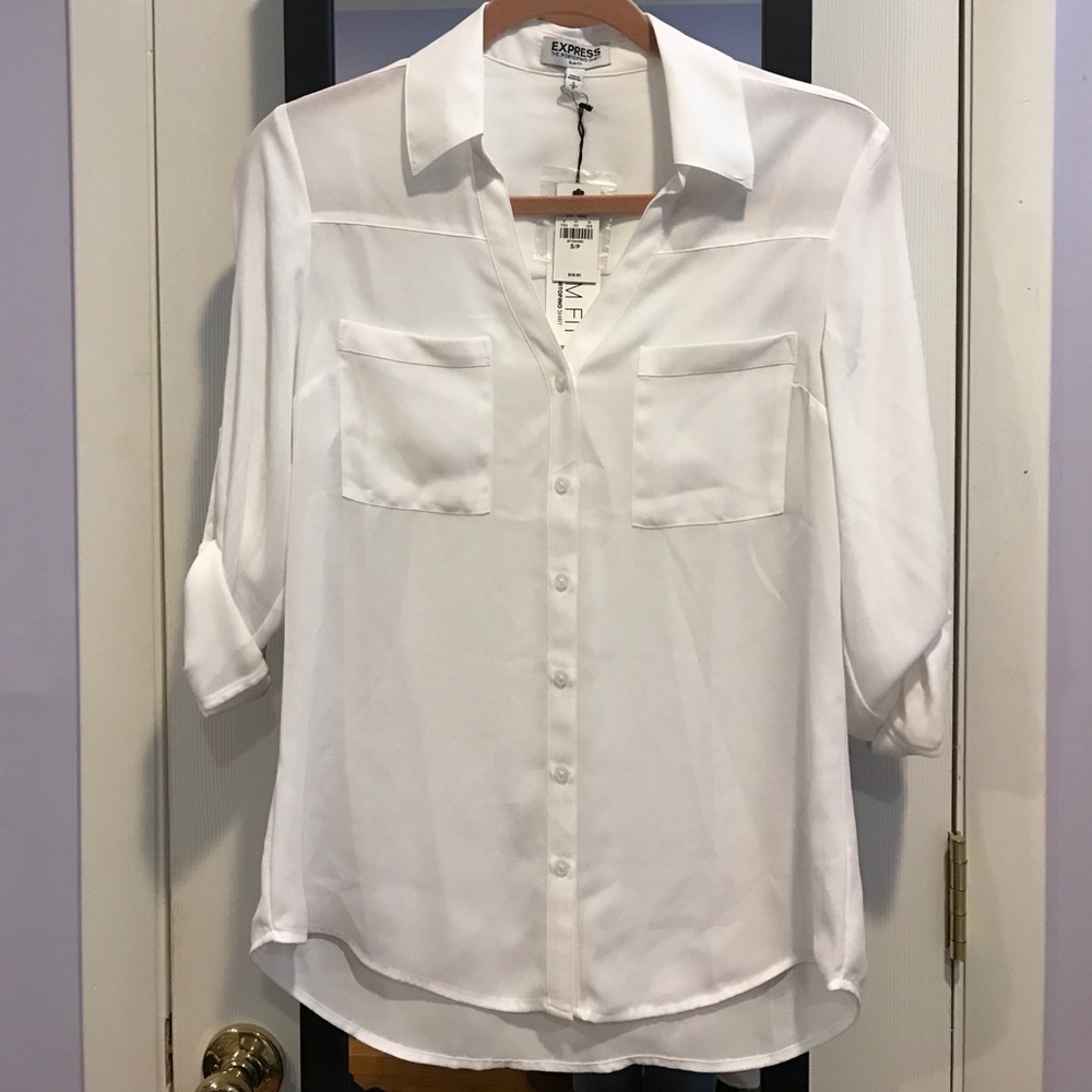 Express Slim Fit Portofino Shirt