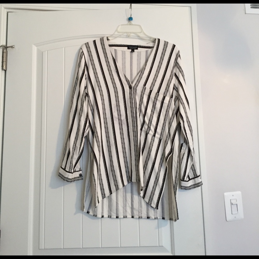 Striped Button Down Shirt