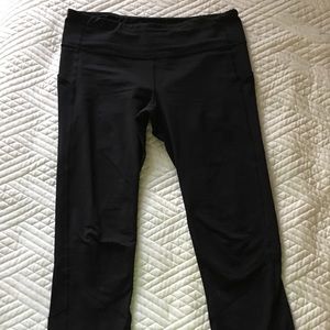 Lululemon Pace Rival Crop- Black