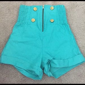 High waist shorts
